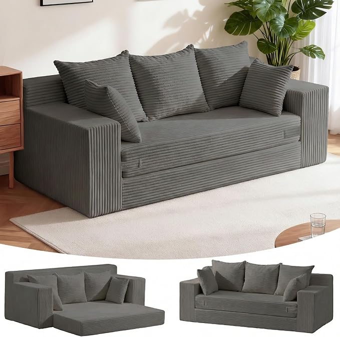 Seater Boneless Couch Sofa Bed