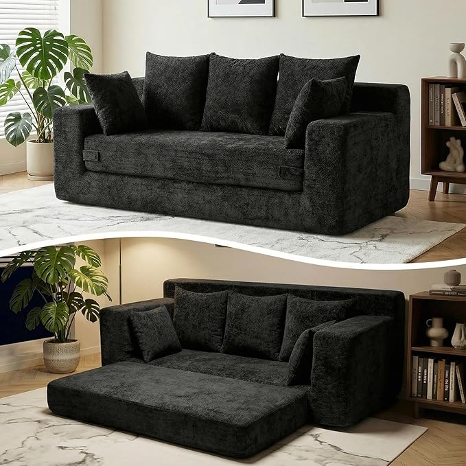 Seater Boneless Couch Sofa Bed