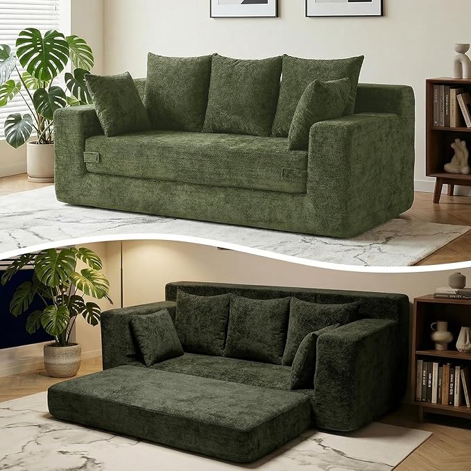 Seater Boneless Couch Sofa Bed