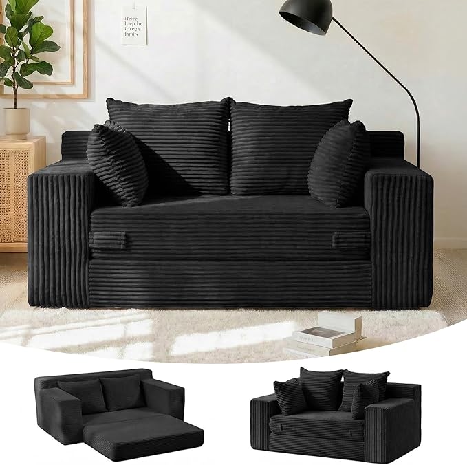 Seater Boneless Couch Sofa Bed