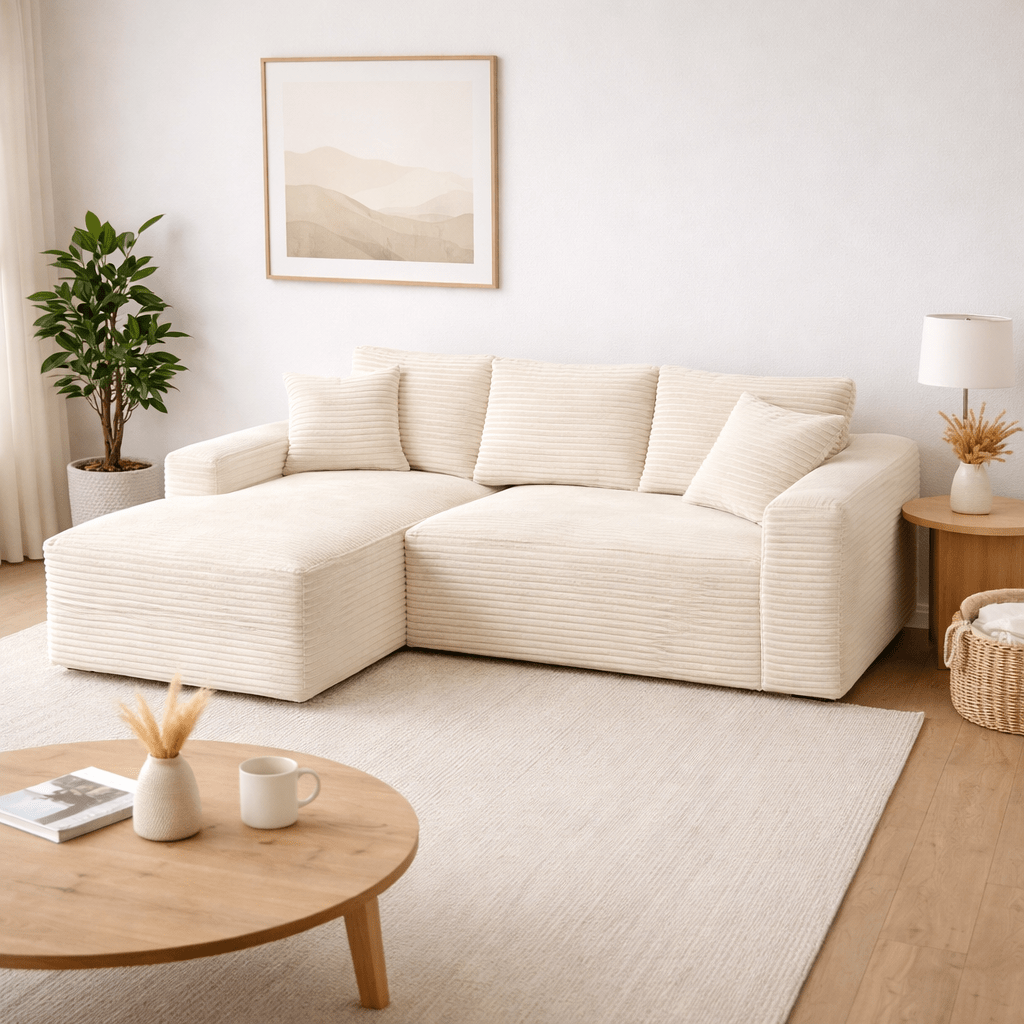 The Meridius - Sofa with Chaise Lounge